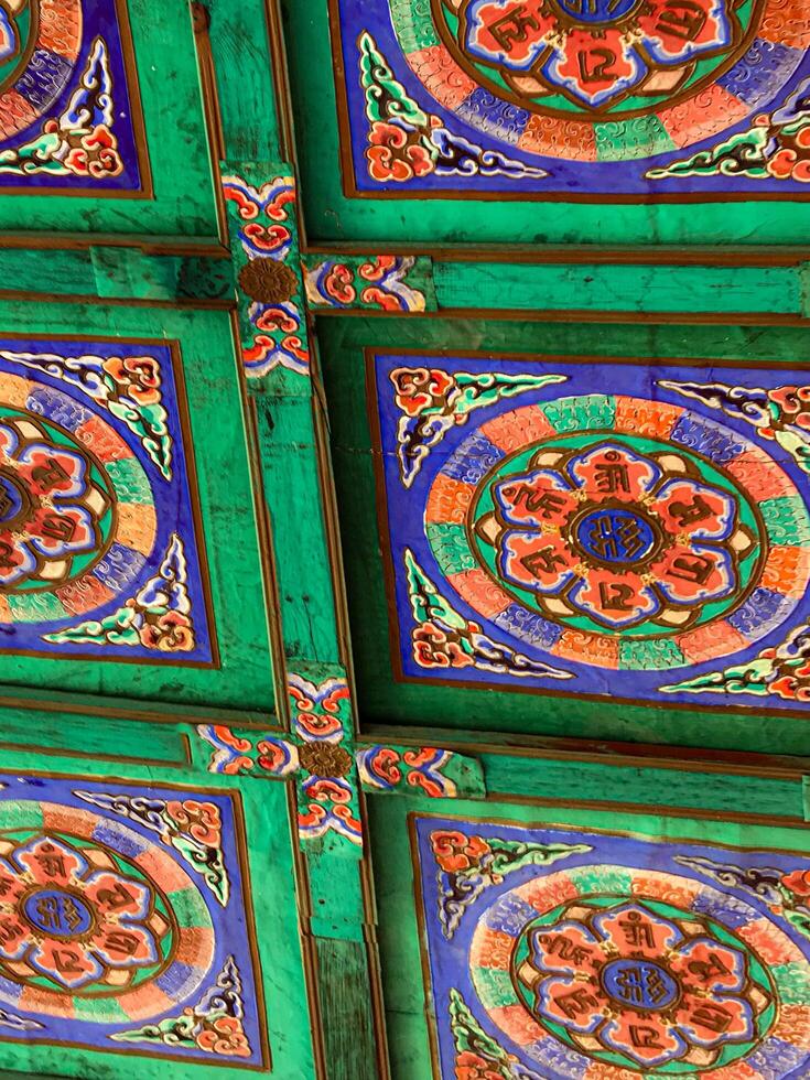 Colorful tile background photo
