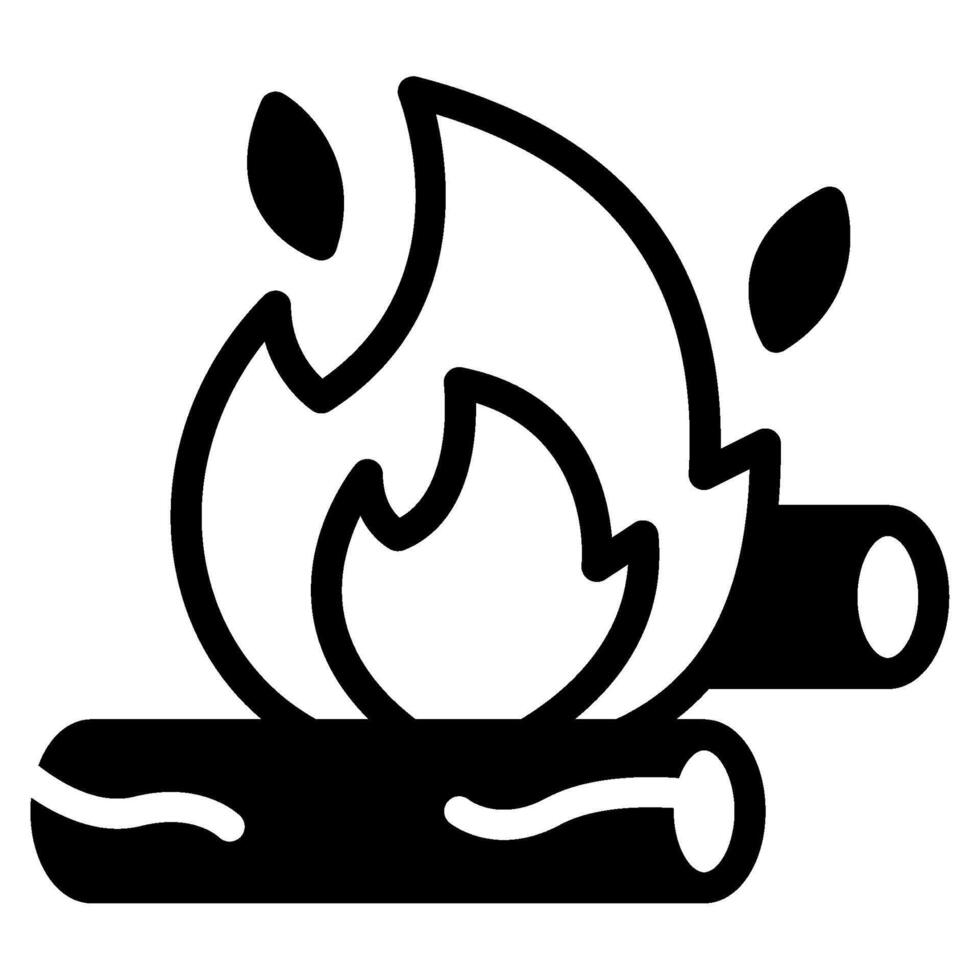 Bonfire Icons for web, app, infographic, etc vector