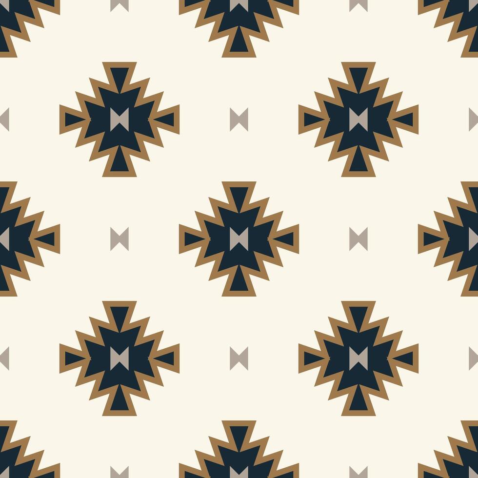 Geometric ethnic oriental seamless pattern. Tribal Aztec Navajo Native American style. Ethnic ornament vector illustration. Design textile, fabric, clothing, carpet, ikat, batik, background, wrapping.