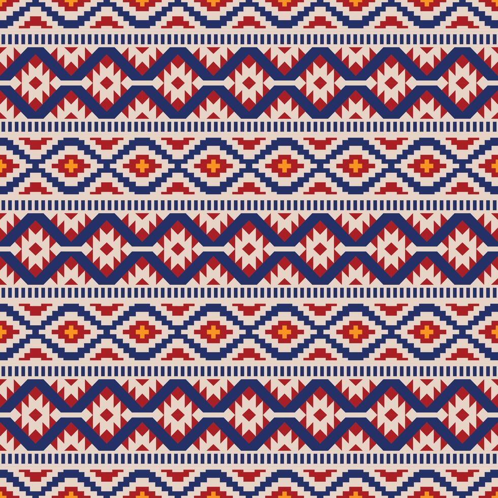 geométrico étnico oriental sin costura modelo. tribal azteca navajo nativo americano estilo. étnico ornamento vector ilustración. diseño textil, tela, ropa, alfombra, ikat, batik, fondo, envase.