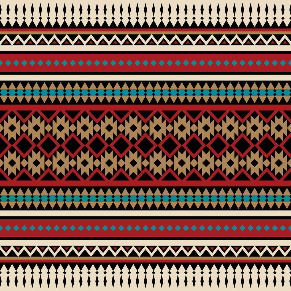 geométrico étnico oriental sin costura modelo. tribal azteca navajo nativo americano estilo. étnico ornamento vector ilustración. diseño textil, tela, ropa, alfombra, ikat, batik, fondo, envase.