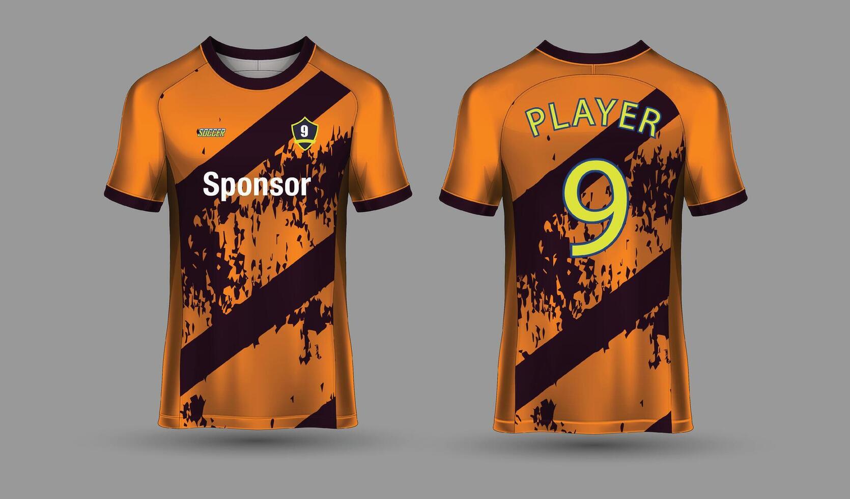 prima colección de fútbol jerseys vector