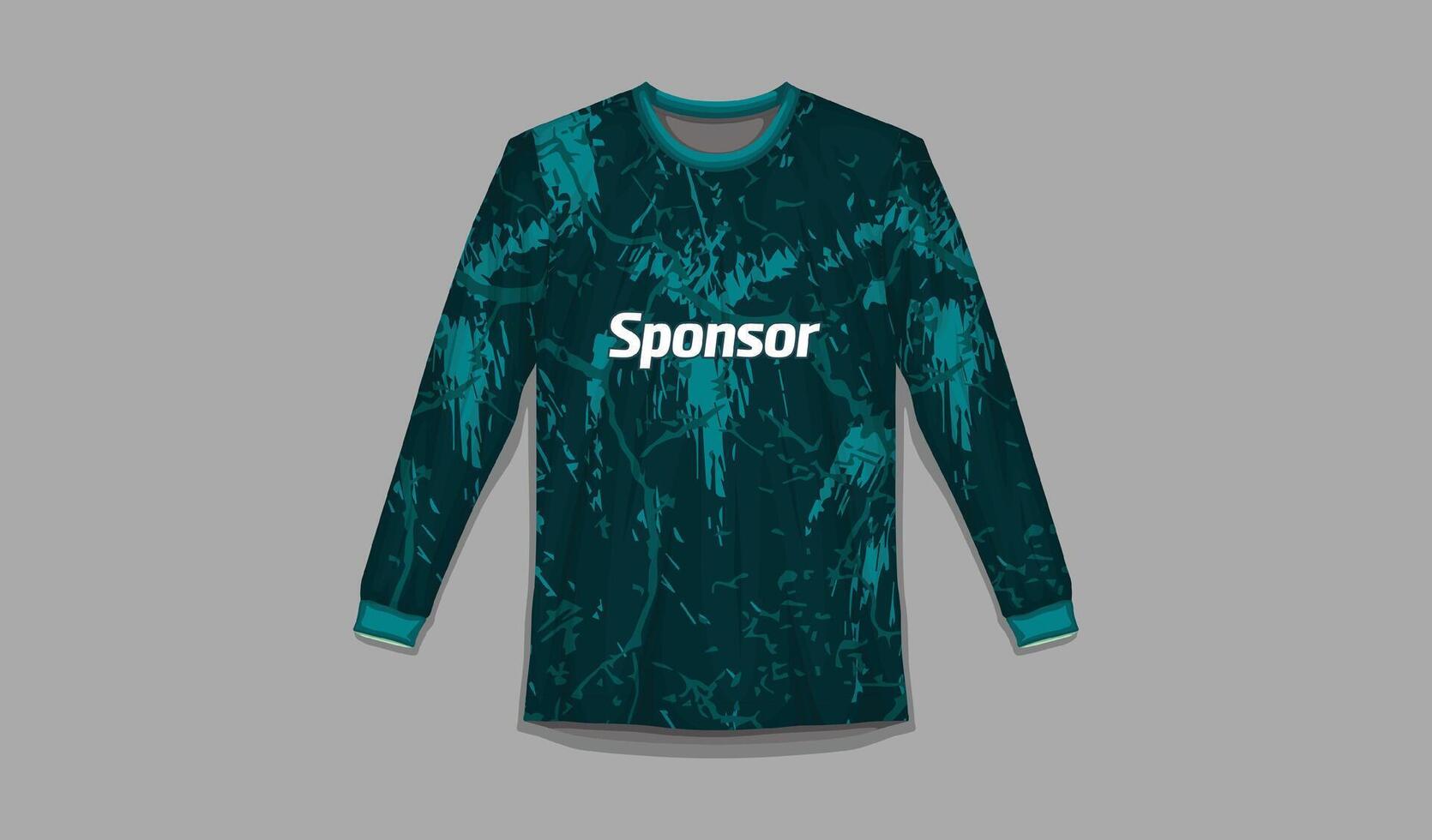 Sports shirt design ready to print Football shirt for sublimation vector