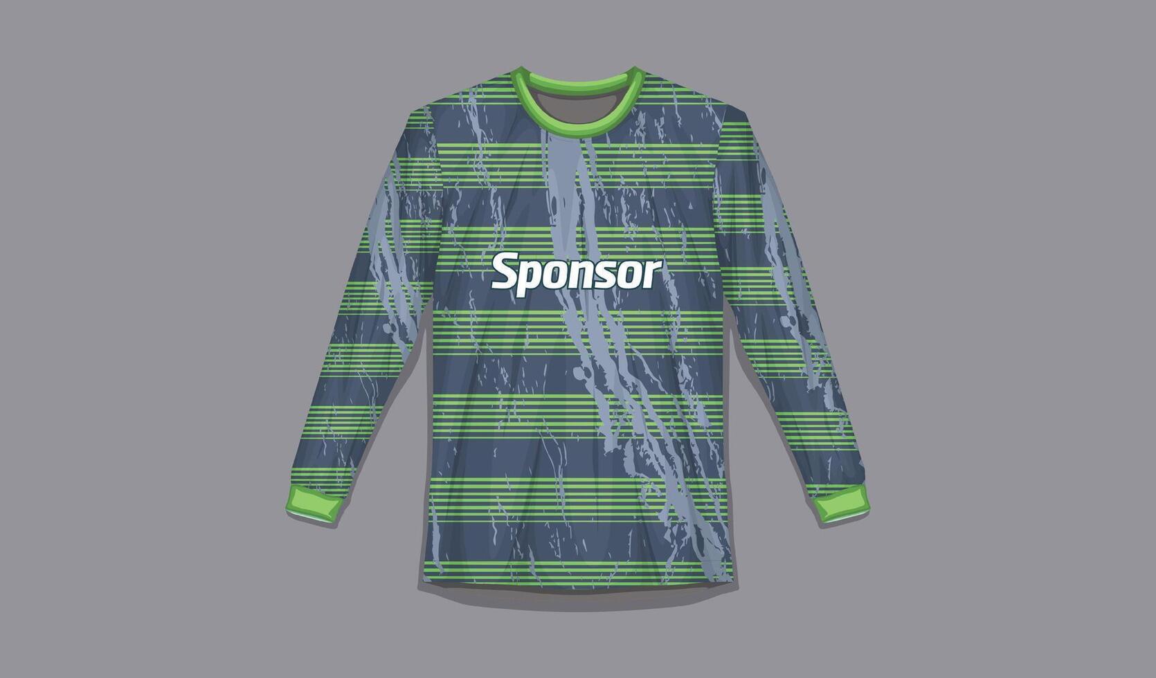 Sports shirt design ready to print Football shirt for sublimation vector
