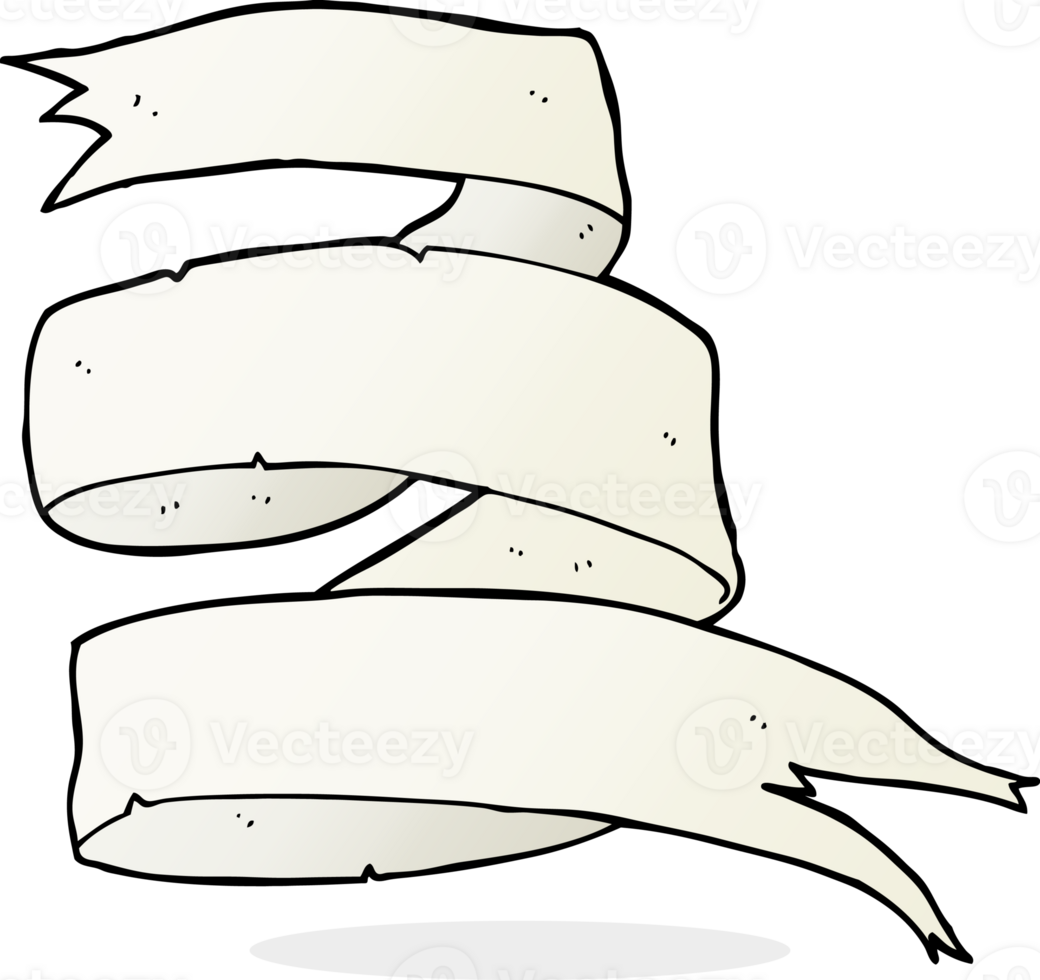 old scroll banner cartoon png