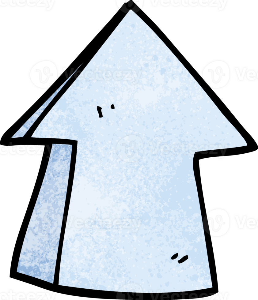 cartoon doodle pointing arrow png