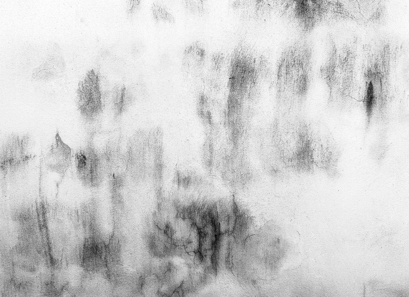 Rain stains on cement wall photo