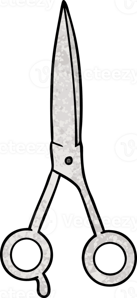 cartoon barber scissors png