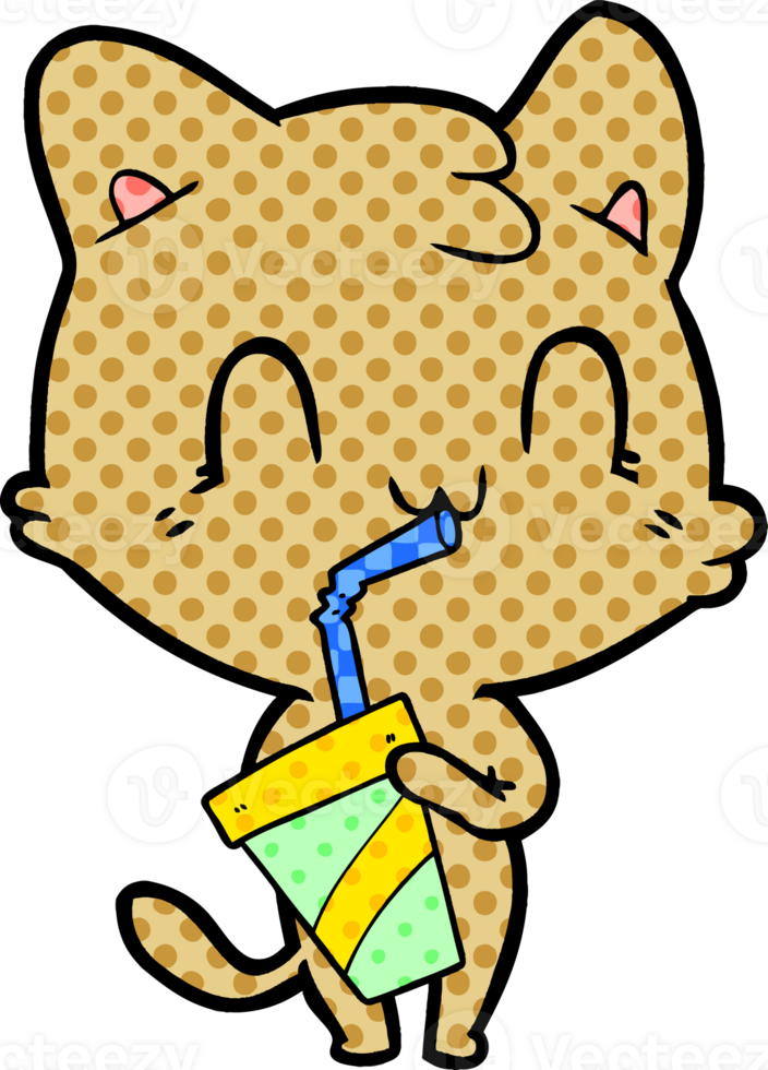 cartoon happy cat png