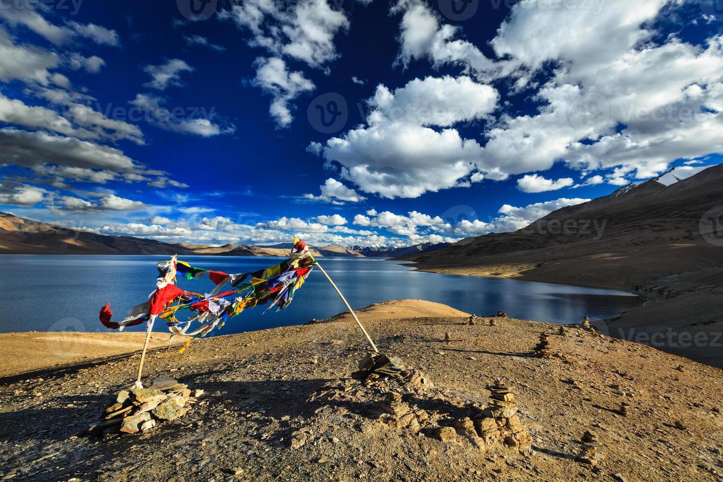 tso moriri, ladakh, India foto