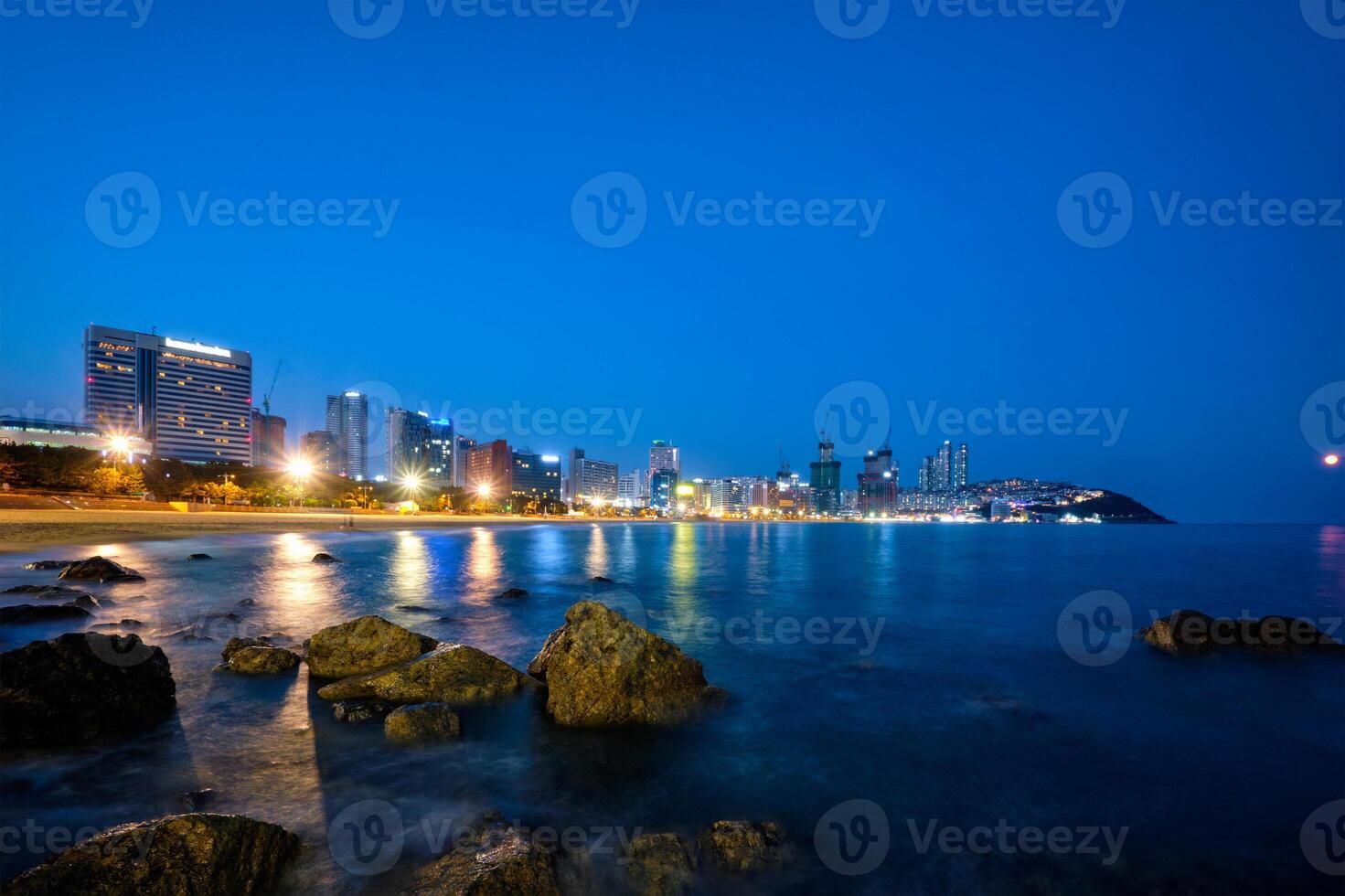 Haeundae beach in Busan, South Korea photo