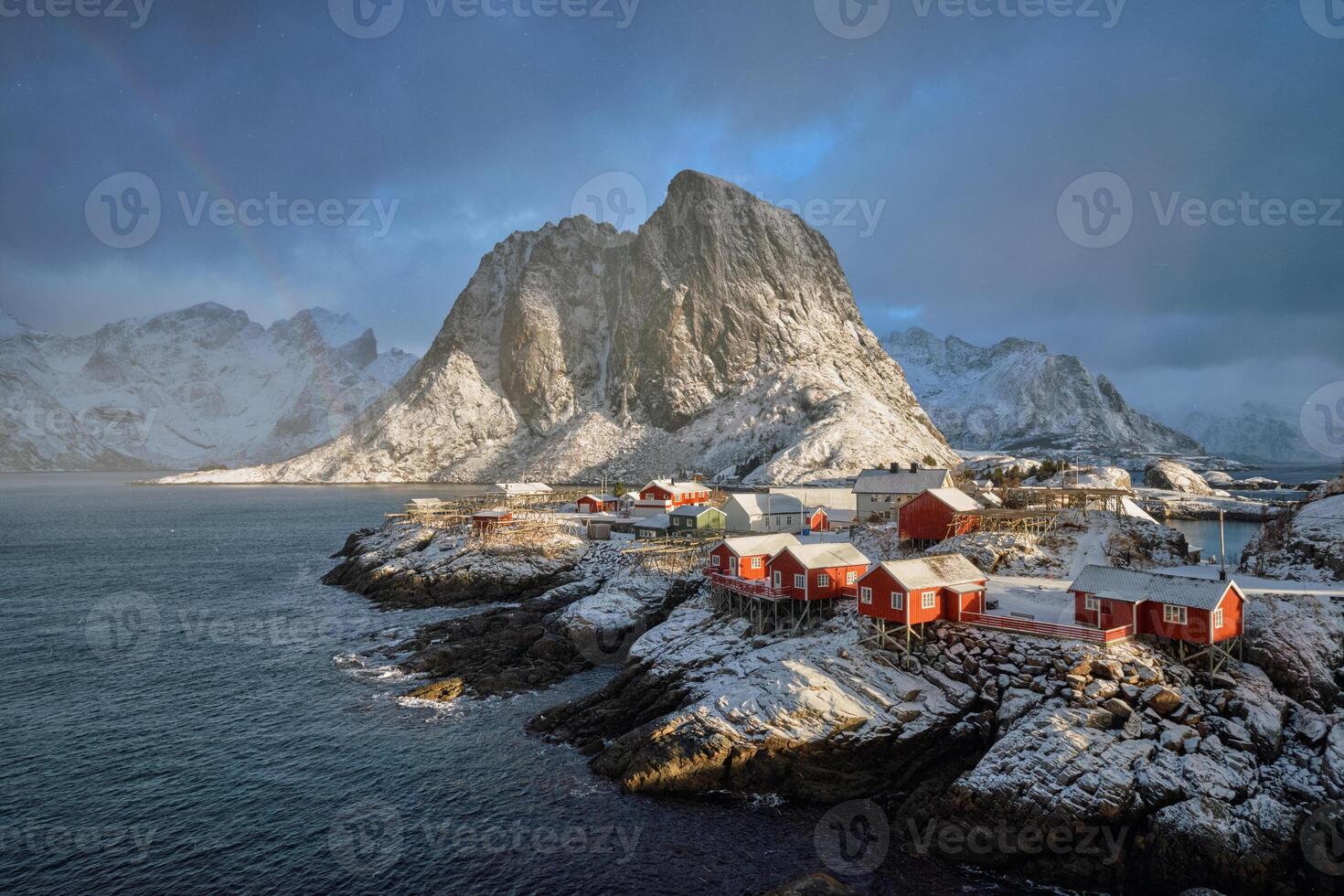 Hamnoy fishing village on Lofoten Islands, Norway photo