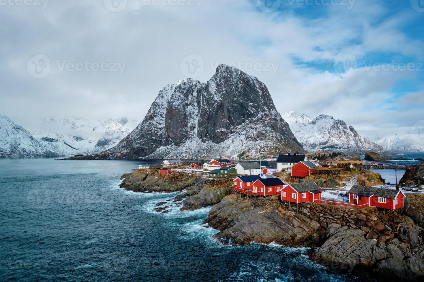 Hamnoy fishing village on Lofoten Islands, Norway photo