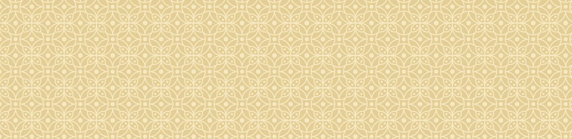 seamless fabric pattern islamic ramadan ornamental vintage background vector