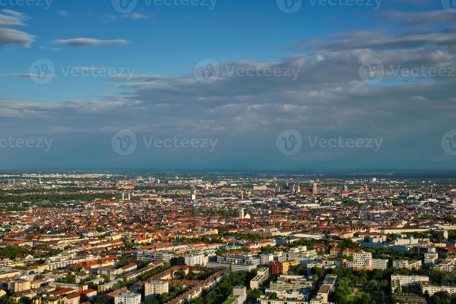 Aerial view of Munich. Munich, Bavaria, Germany photo