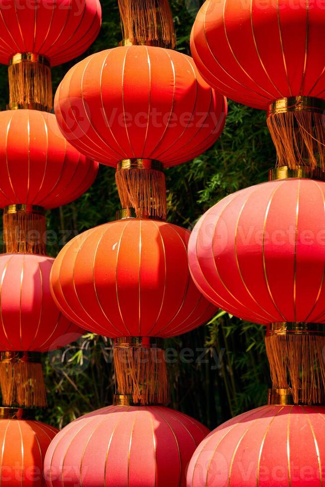 Chinese traditional lanterns photo