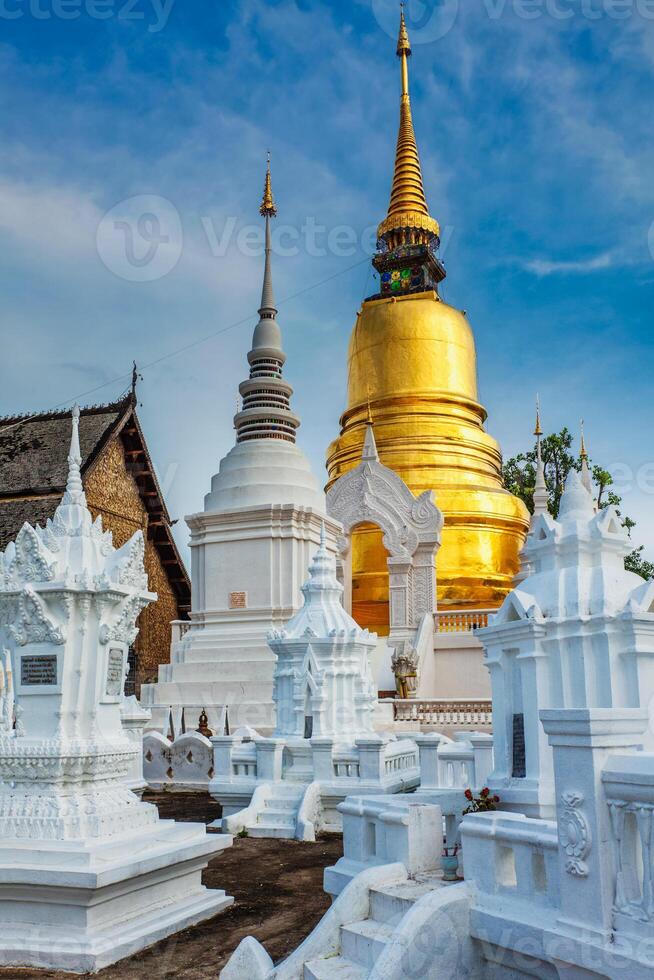 wat suan dok templo, chiang Mai, Tailandia foto