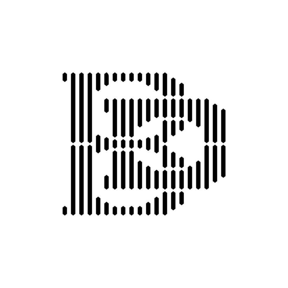 Initial Monogram Letter BD Logo Design vector