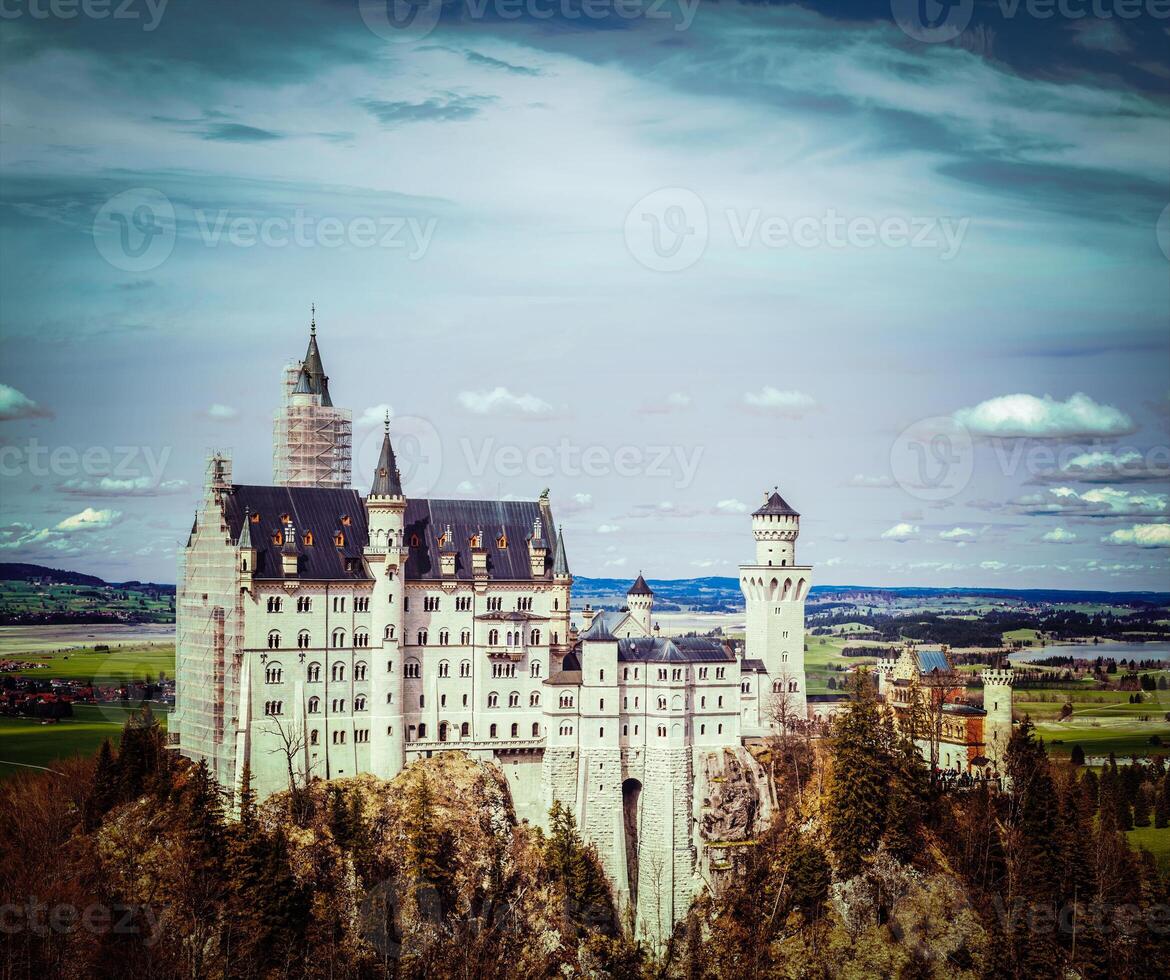 Neuschwanstein castillo, Alemania foto