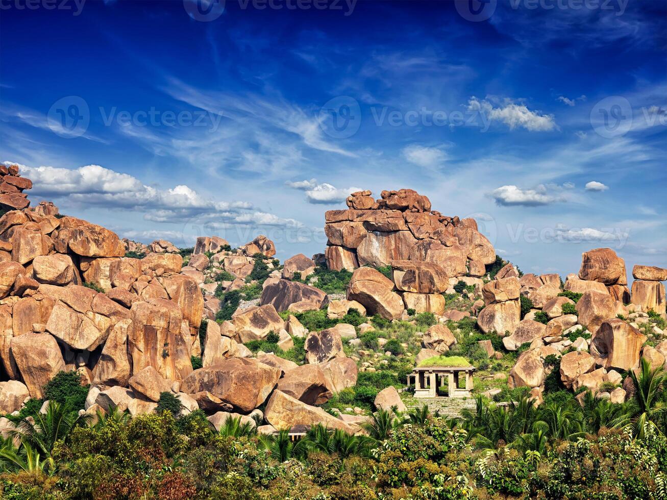 Ruins in Hampi photo