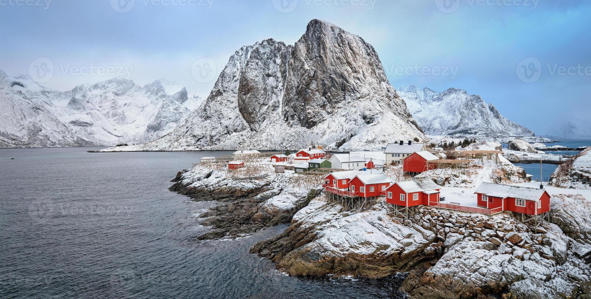 Hamnoy fishing village on Lofoten Islands, Norway photo