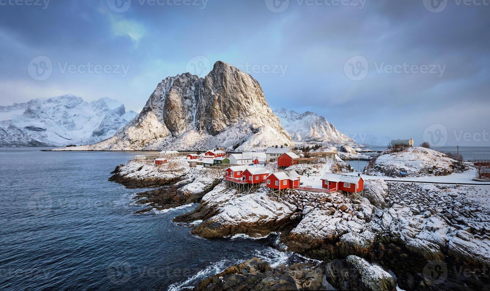 Hamnoy fishing village on Lofoten Islands, Norway photo