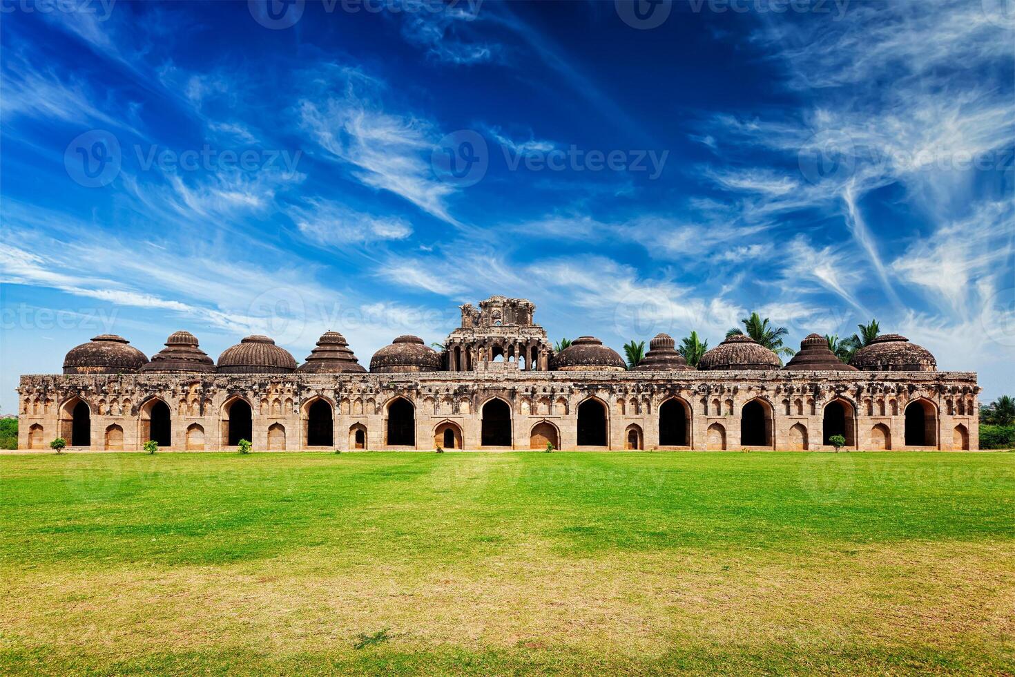 Ancient ruins of Elephant Stables photo