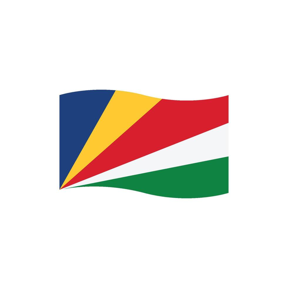 seychelles bandera icono vector