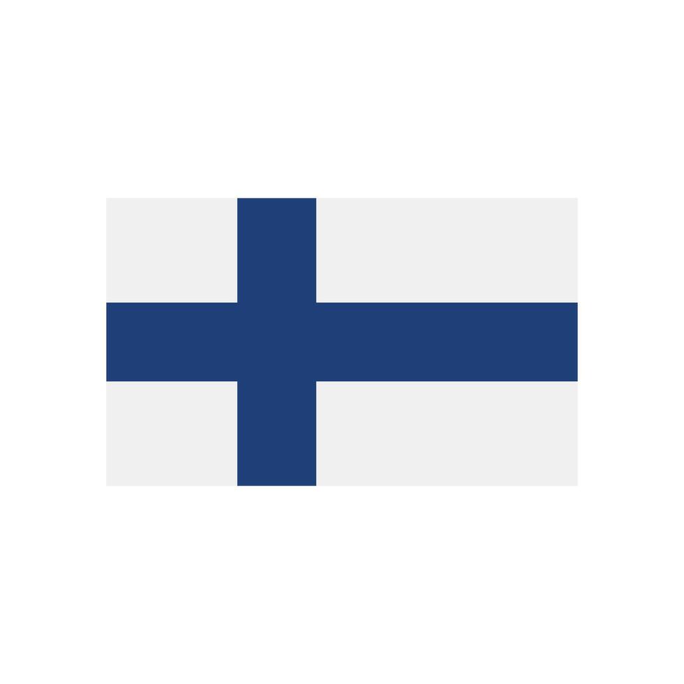 Finlandia bandera icono vector