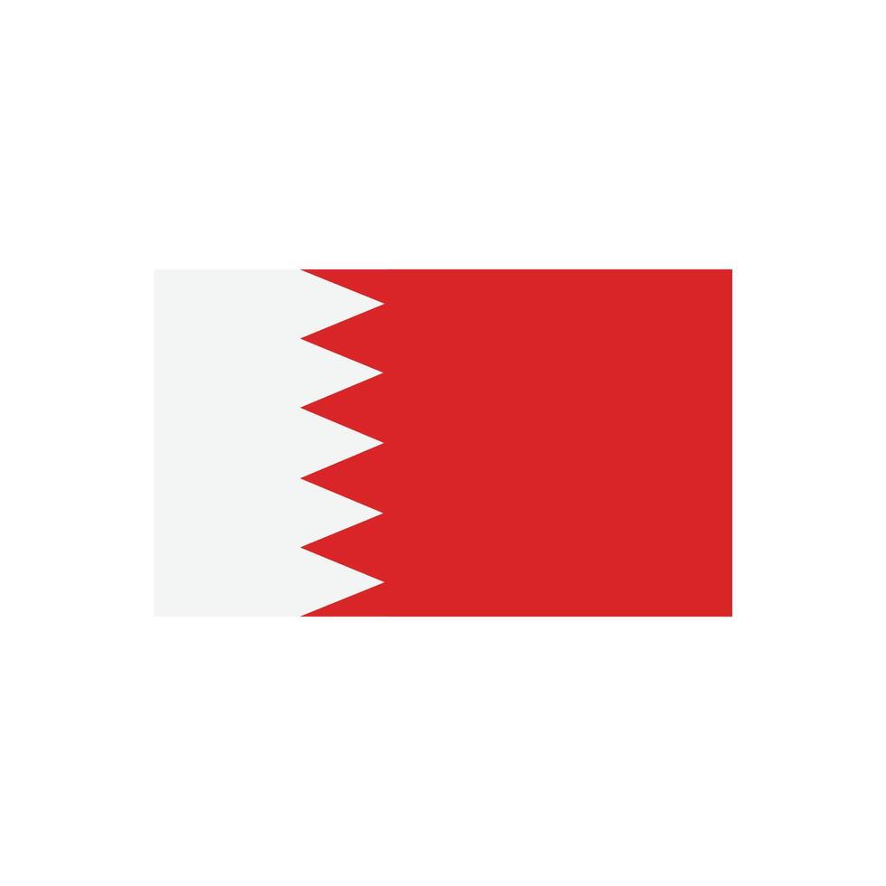 bahrain flag icon vector