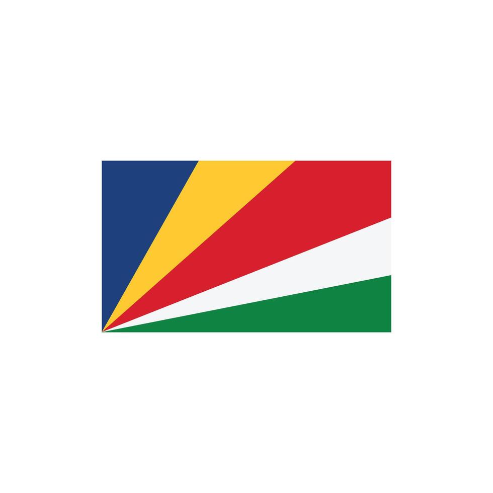 seychelles bandera icono vector