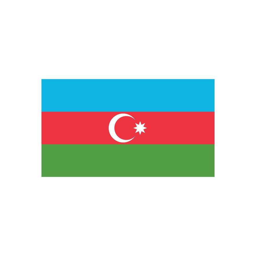 vector de bandera de azerbaiyán