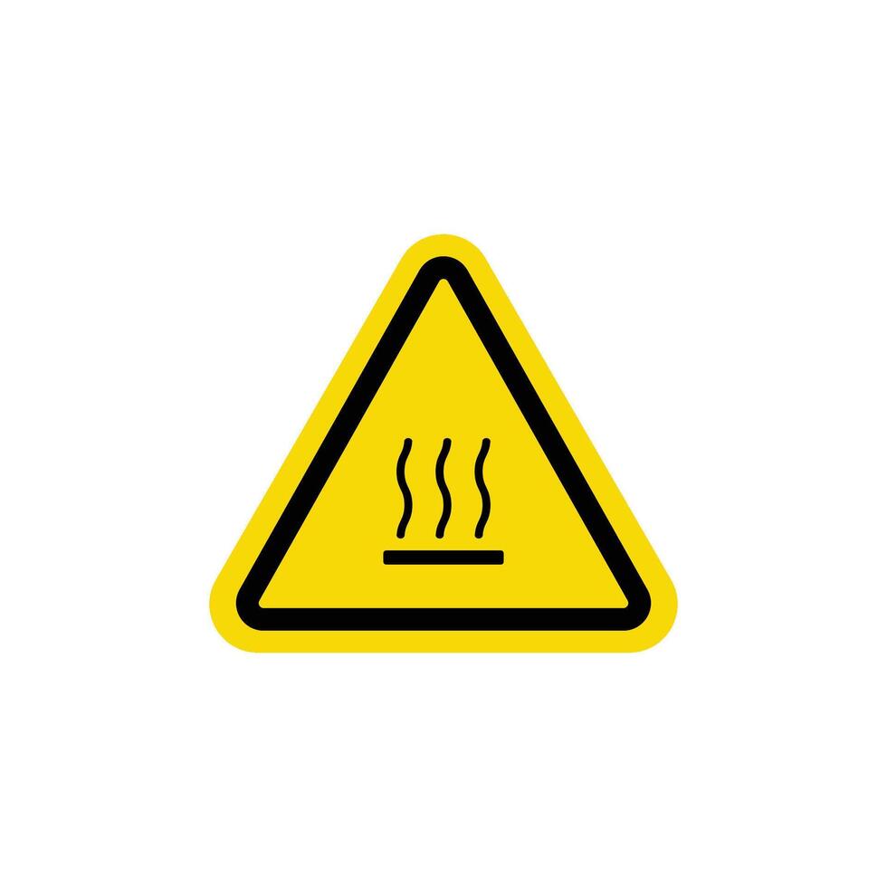 heat danger icon vector