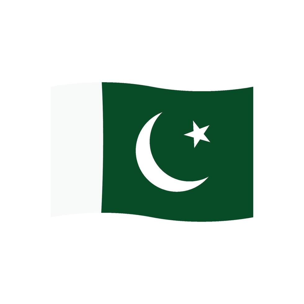 Pakistán bandera icono vector