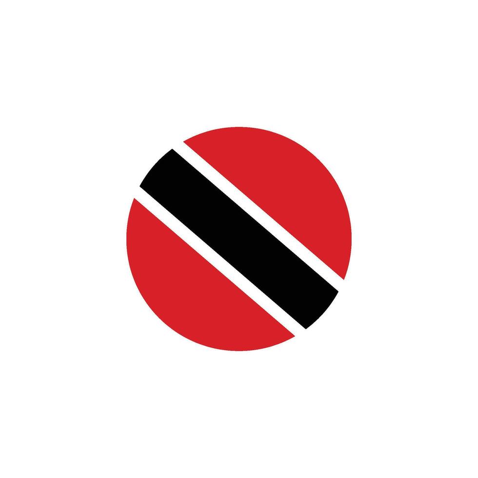 trinidad tobago bandera icono vector