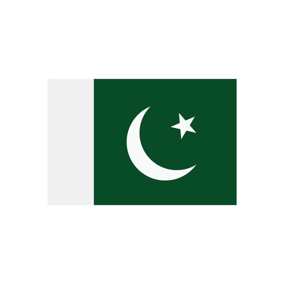 Pakistán bandera icono vector