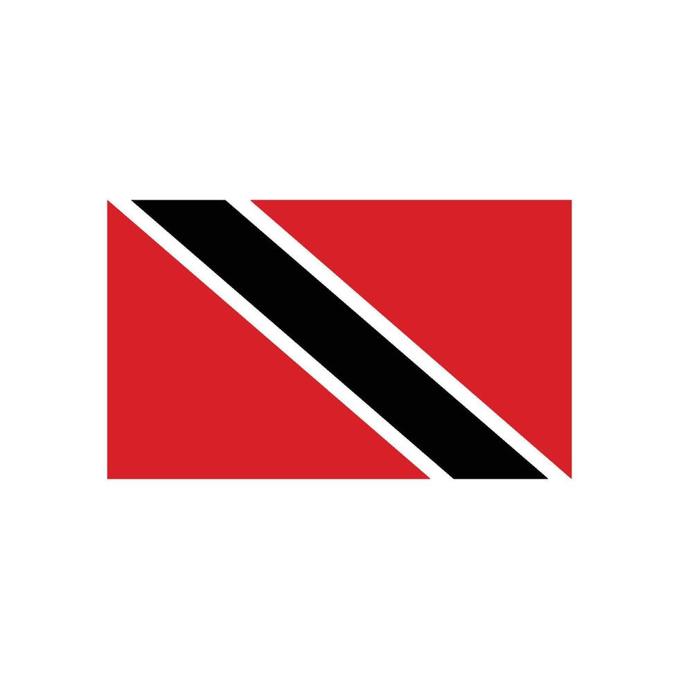 trinidad tobago bandera icono vector