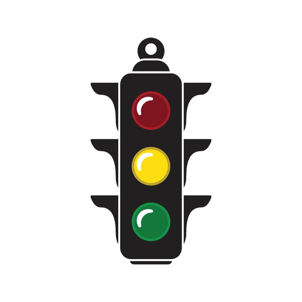 traffic light icon vector