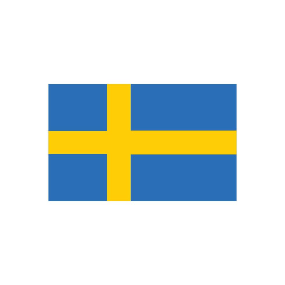 Sweden flag icon vector