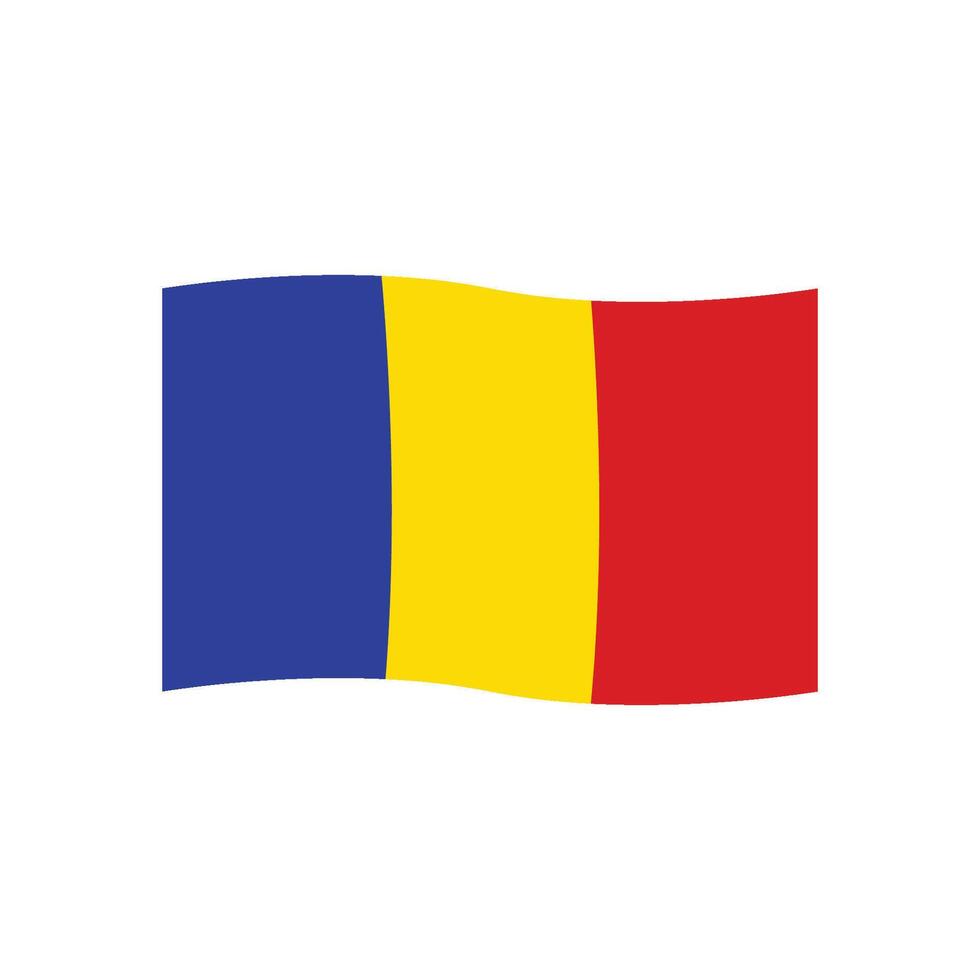 Romania flag icon vector