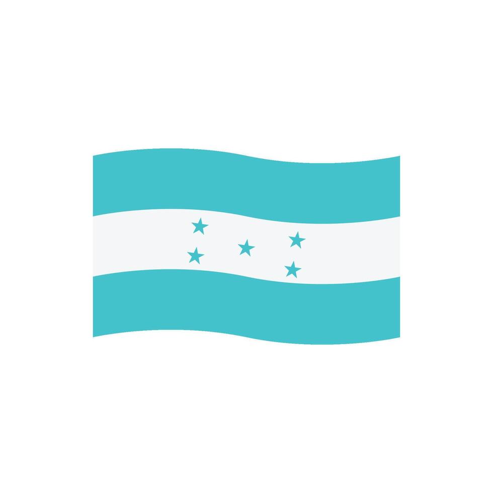 honduras flag icon vector