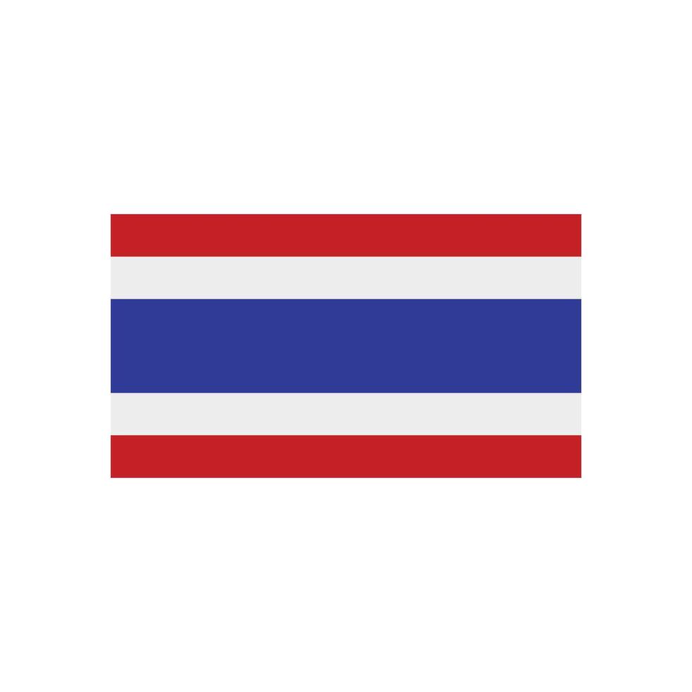 thailand flag icon vector