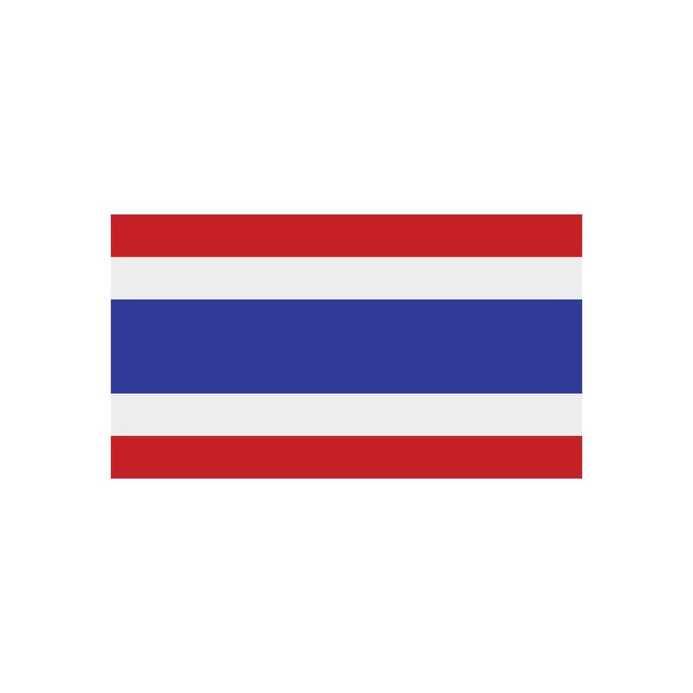 thailand flag icon vector