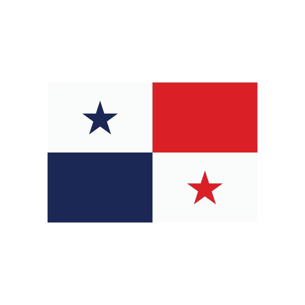 Panamá bandera icono vector