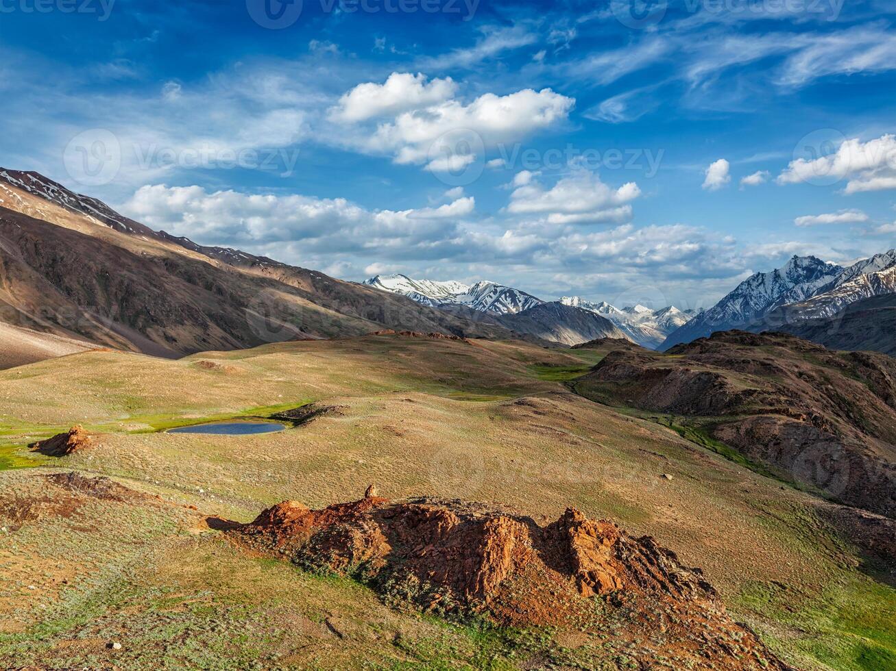 Himalayan landscape in Himalayas photo