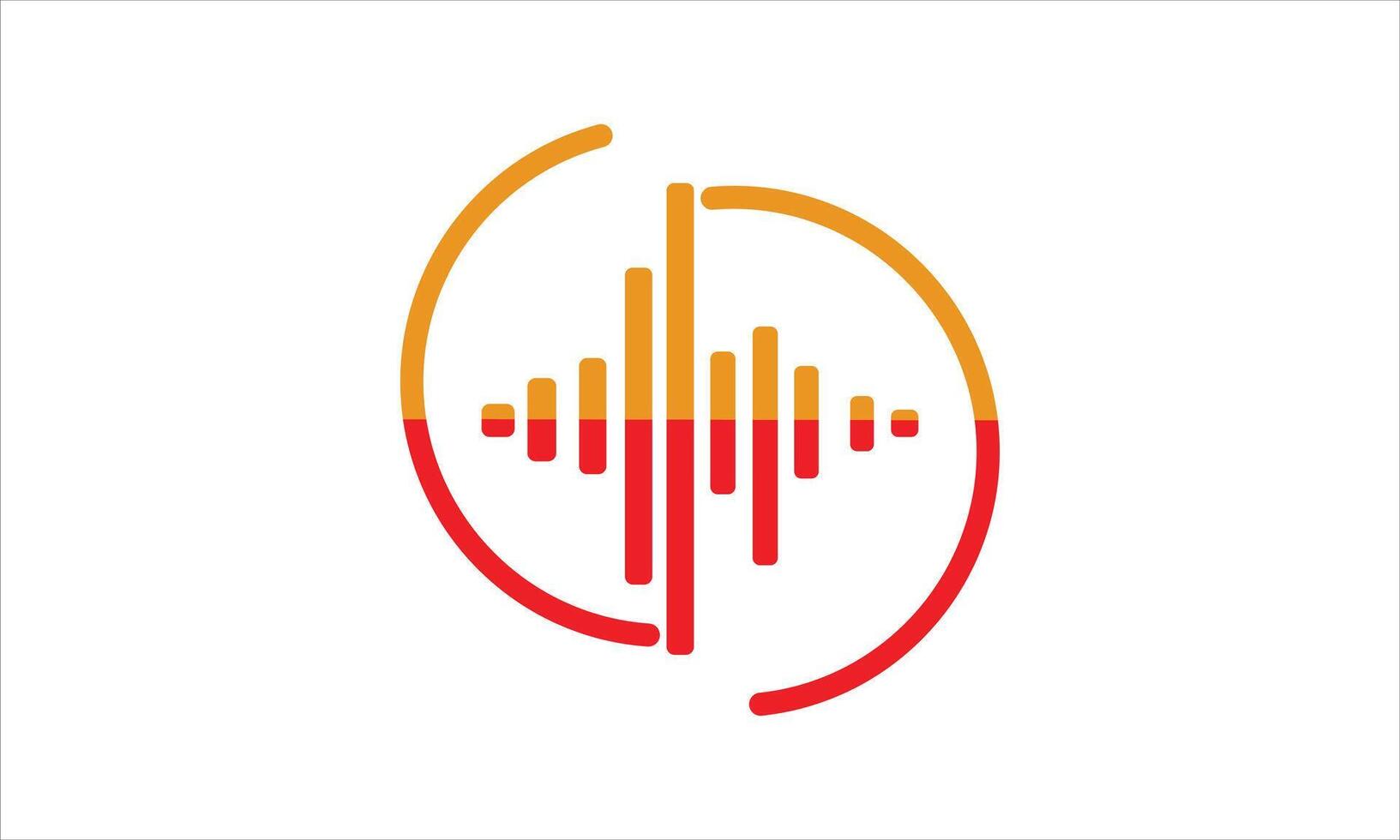Sound Logo Design vector