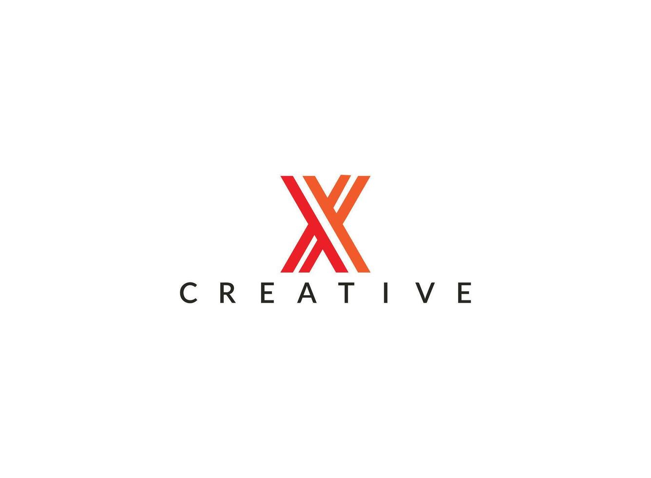 inicial letra X línea logo aislado en doble antecedentes. usable para negocio y marca logotipos plano vector logo diseño modelo elemento.