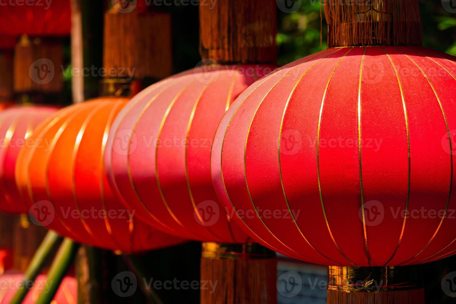 Chinese traditional lanterns photo