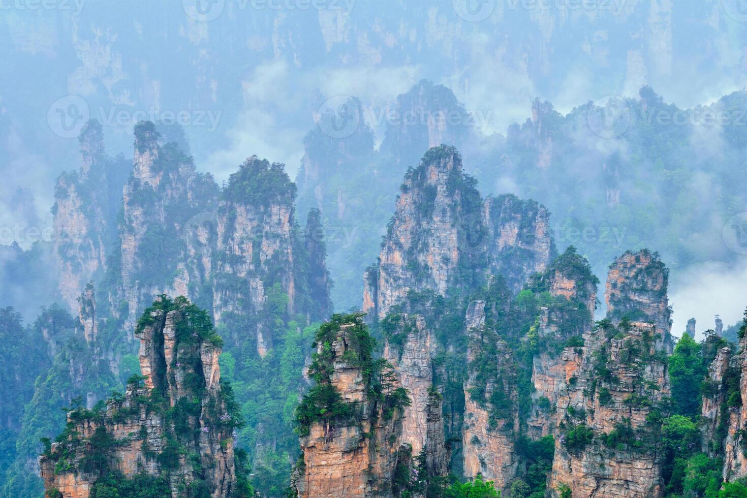 Zhangjiajie mountains, China photo