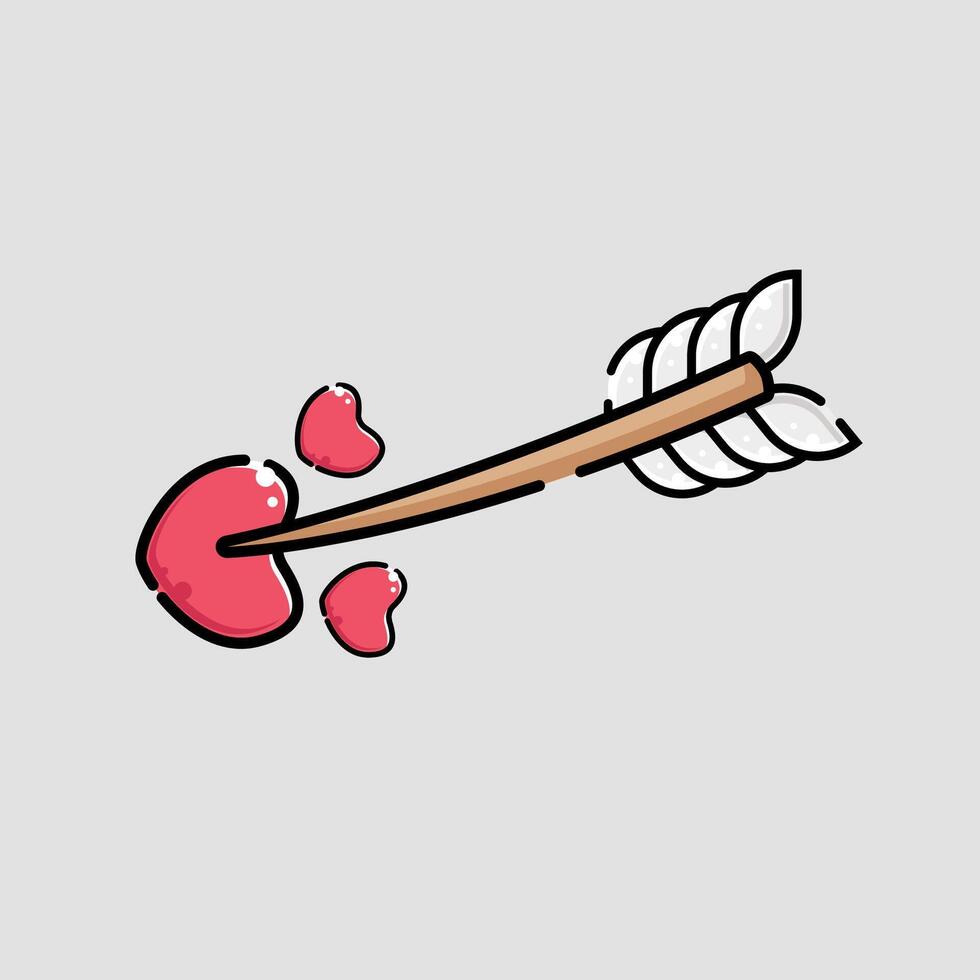 arrow of love vector